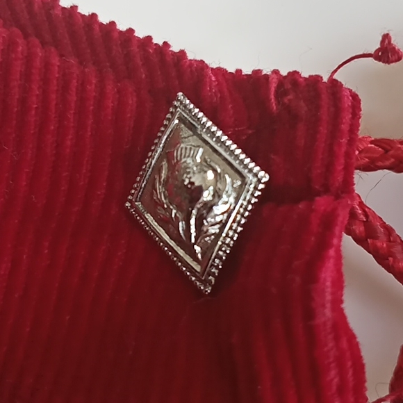 Mediaeval look vest in red with lace up - Picture 3 of 8